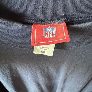 NFL, Long Sleeve Navy Blue Rams half turtle neck 3XL